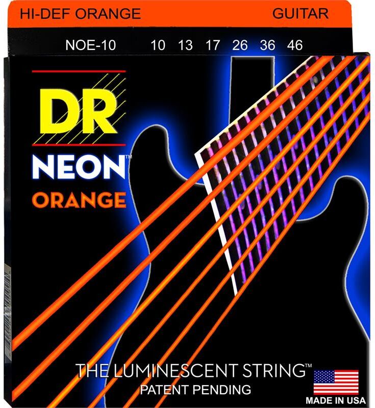 Dr Strings Noe10 Neon Orange (010-046) Medium