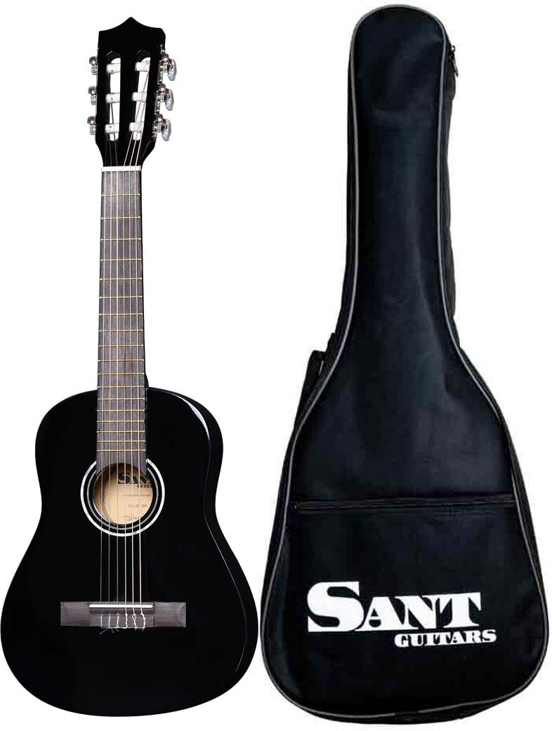 69 Sant Guitars CJ-30L-BK barne-gitar, venstrehendt black