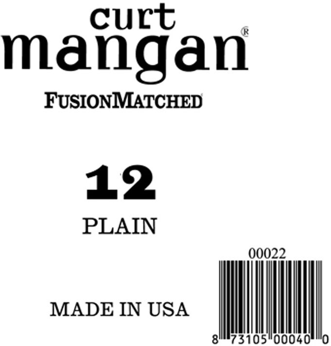 Curt Mangan 12 løs plain-steel guitarstreng .012