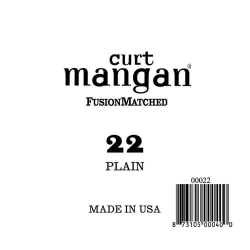 119 Curt Mangan 22 løs plain-steel gitarstreng .022