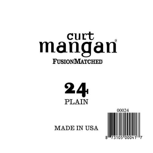 119 Curt Mangan 24 løs plain-steel gitarstreng .024