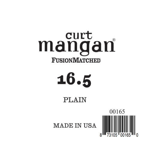119 Curt Mangan 165 løs plain-steel gitarstreng .0165