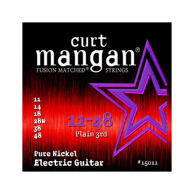 119 Curt Mangan 15011 Pure Nickel el-gitarstrenger 011-048