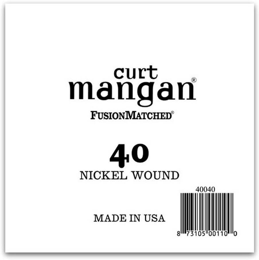 Curt Mangan 40040 Nickel Wound løs streng til el-bass .040