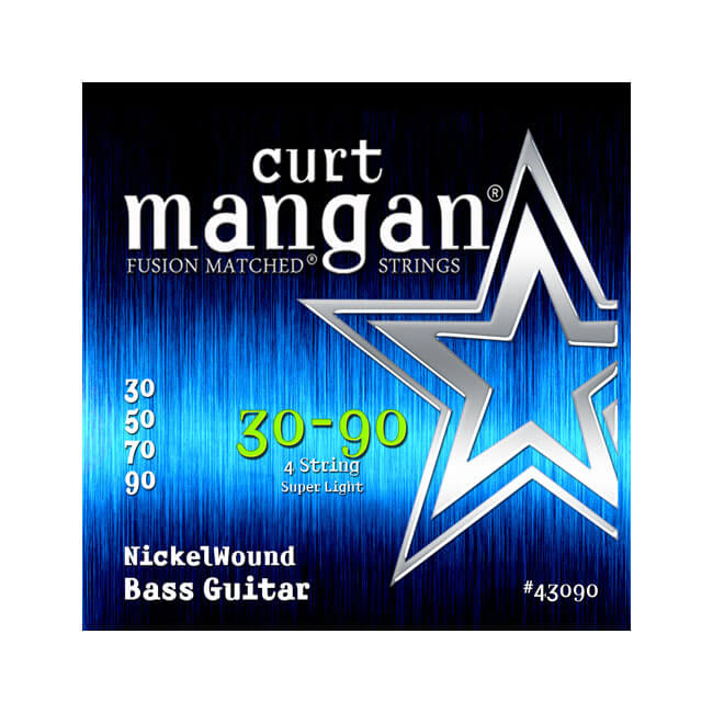 119 Curt Mangan 43090 Nickel Wound elbass-strenger 030-090