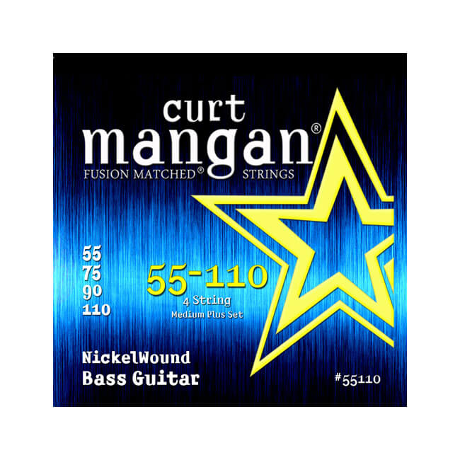 119 Curt Mangan 55110 Nickel Wound elbass-strenger 055-110