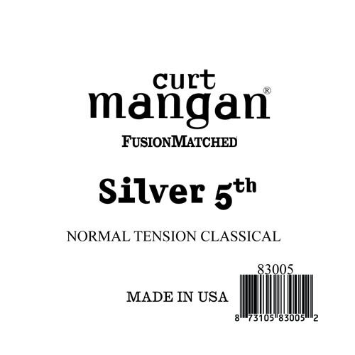 119 Curt Mangan 83005 løs silver-wound 5th spansk gitarstreng, normal-tension