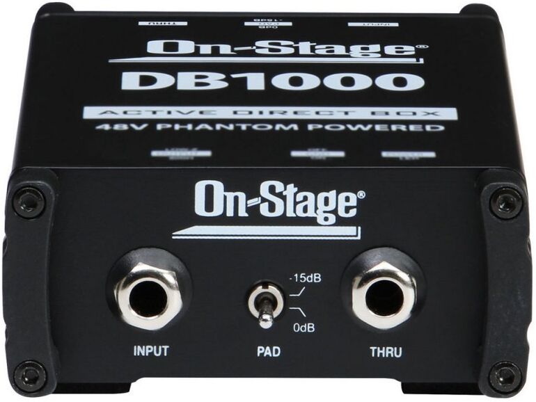 On-Stage DB1000 aktiv DI-boks