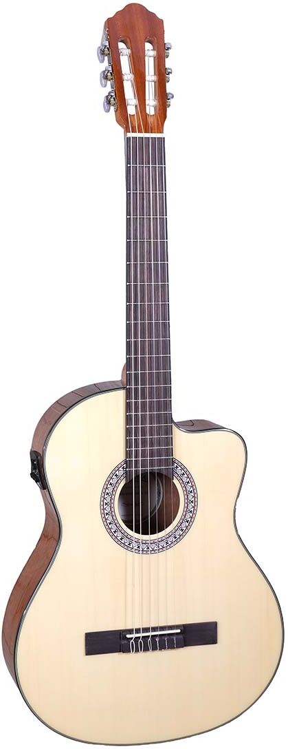 Santana B8 EQCW NA v2 spansk-gitar natur