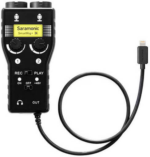 Saramonic SmartRig+ DI audio interface til iPhone/iPad