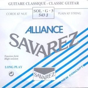 Savarez 544J Alliance D4 løs spansk gitarstreng, blå