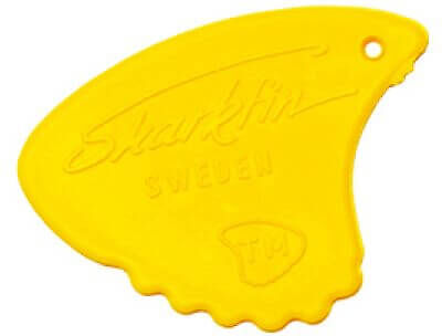 Sharkfin GP 105 Relief, Medium, Yellow plektre (10 stk)