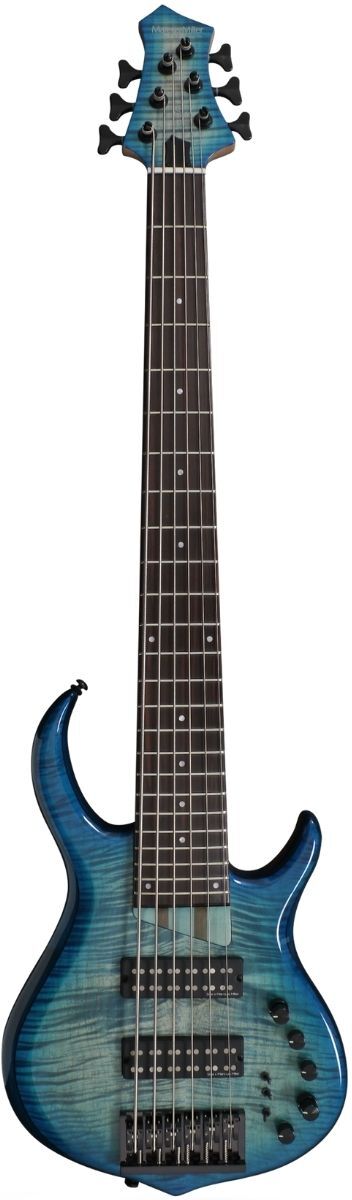 Sire Marcus Miller M7-6 2nd Gen TBL el-bass, 6-strenget transparent blue burst