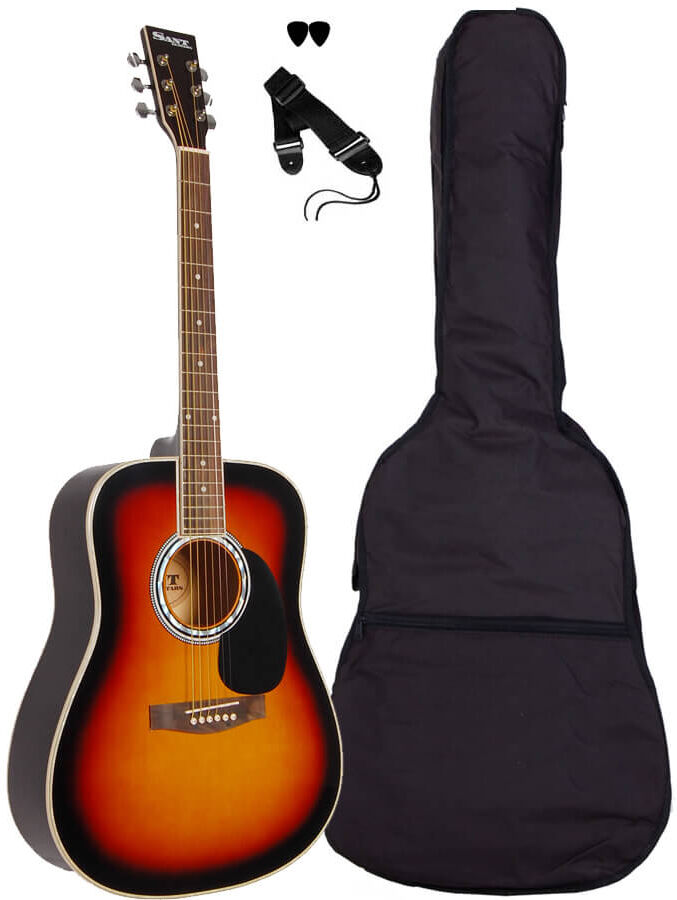 69 Sant Guitars AC-80-VS stålstrengsgitar sunburst