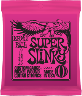 27 Ernie Ball 2223 Super Slinky el-gitar-strenger, 009-042