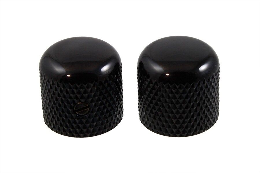 ALLPARTS MK-0910-003 Black Dome Knobs