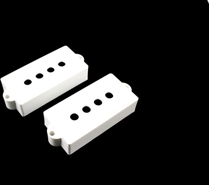 ALLPARTS PC-0951-025 Pickup covers for Precision Bass White