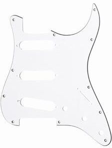 ALLPARTS PG-0552-035 White Pickguard for Stratocaster