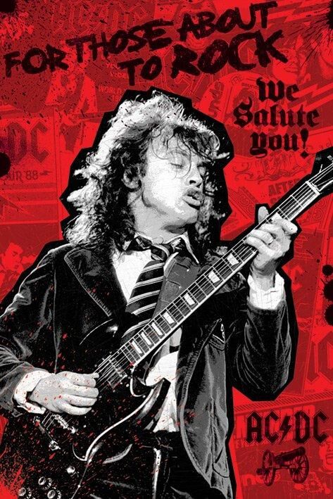 AC/DC "For those about to rock" - Plakat 01