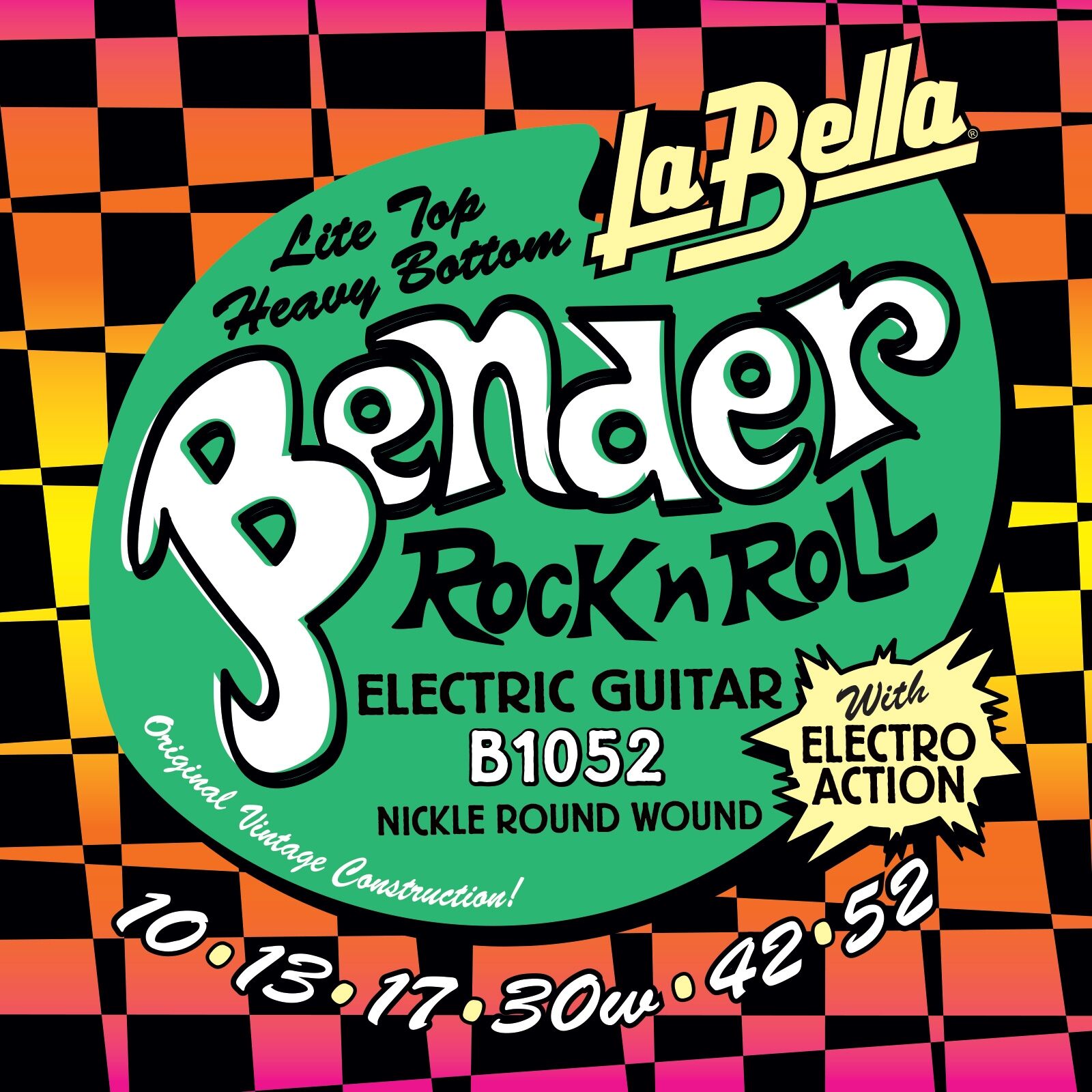 LaBella The Bender B1052 .010-.052 - Strengesett til elgitar