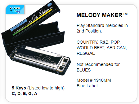 LEE OSKAR MELODY MAKER 1910MM-E - Munnspill i E-DUR