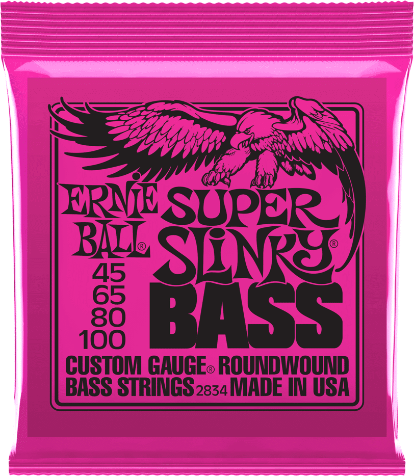 Ernie Ball EB-2834 Super Slinky Roundwound basstrenger