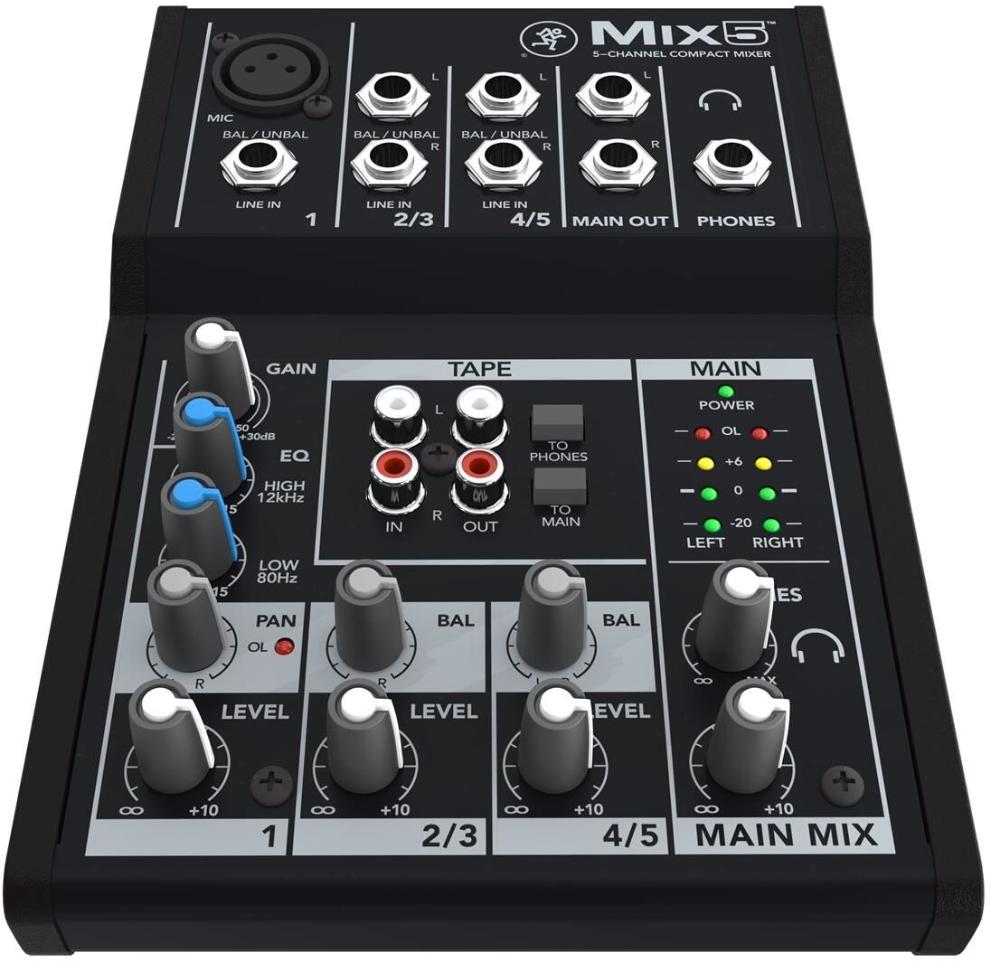 Mackie 5 Channel Compact Mixer