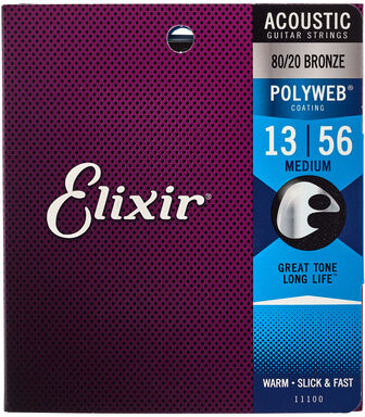 Elixir Polyweb Medium Acoustic Saiten