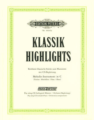 Edition Peters Klassik-Highlights für Blockflöte