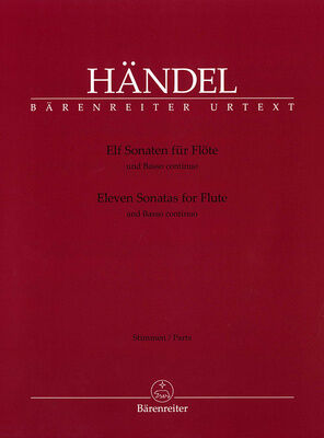 Bärenreiter Händel Elf Sonaten für Flöte