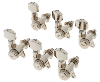 Schaller M6 Mechaniken 6 Links nickel