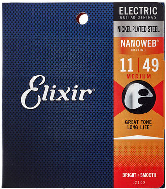 Elixir Nanoweb Medium E-Gitarrensaiten