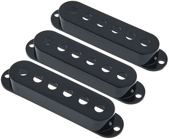 Fender Pickup-Kappen für Stratocaster black