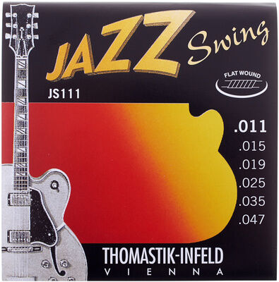 Thomastik JS111 Jazz-Saiten Flatwound 011 - 047