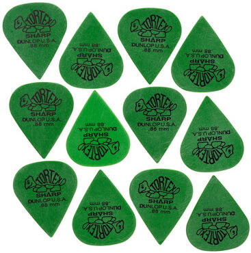 Dunlop Plectrums Tortex Sharp 0,88 12