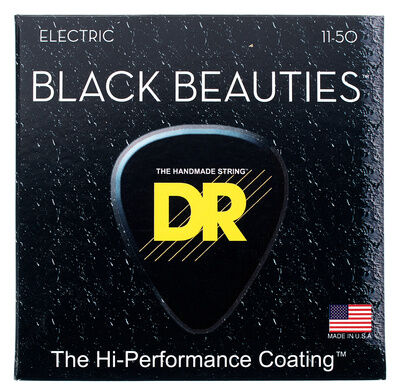 DR Strings Black Beauties BKE- 11
