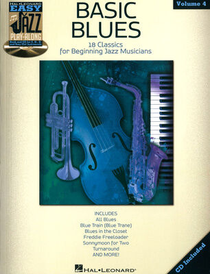 Hal Leonard Easy Basic Blues Play Along