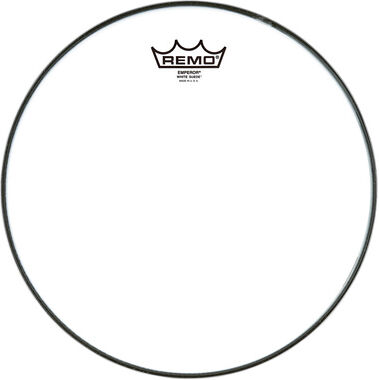 Remo 12"" Emperor White Suede