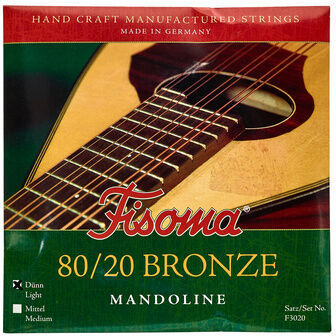 Fisoma F3020D Mandolin Strings 80/20