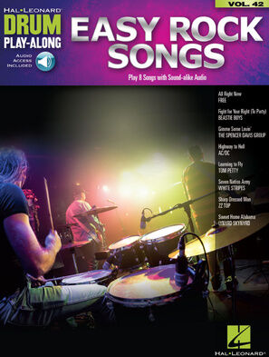 Hal Leonard Drum Play-Along: Easy Rock