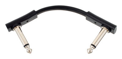 Rockboard Flat Patch Cable Black 5 cm