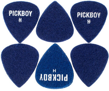 Pickboy Felt Raindrop Blue Hard Pick S