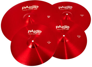 Paiste 900 Color Univ. Cymbal Set RED