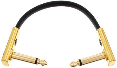 Rockboard Flat Patch Cable Gold 10 cm