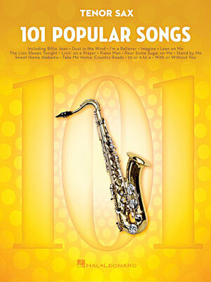 Hal Leonard 101 Popular Songs T-Sax