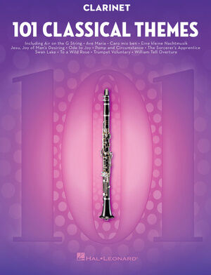 Hal Leonard 101 Classical Themes Clarinet