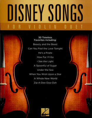 Hal Leonard Disney Songs For Violin Duet