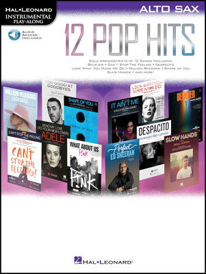 Hal Leonard 12 Pop Hits A-Sax