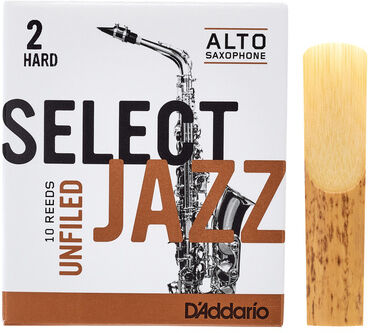 Daddario Woodwinds Select Jazz Unfiled Alto 2H