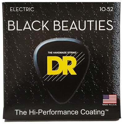 DR Strings Black Beauties BKE-10/52